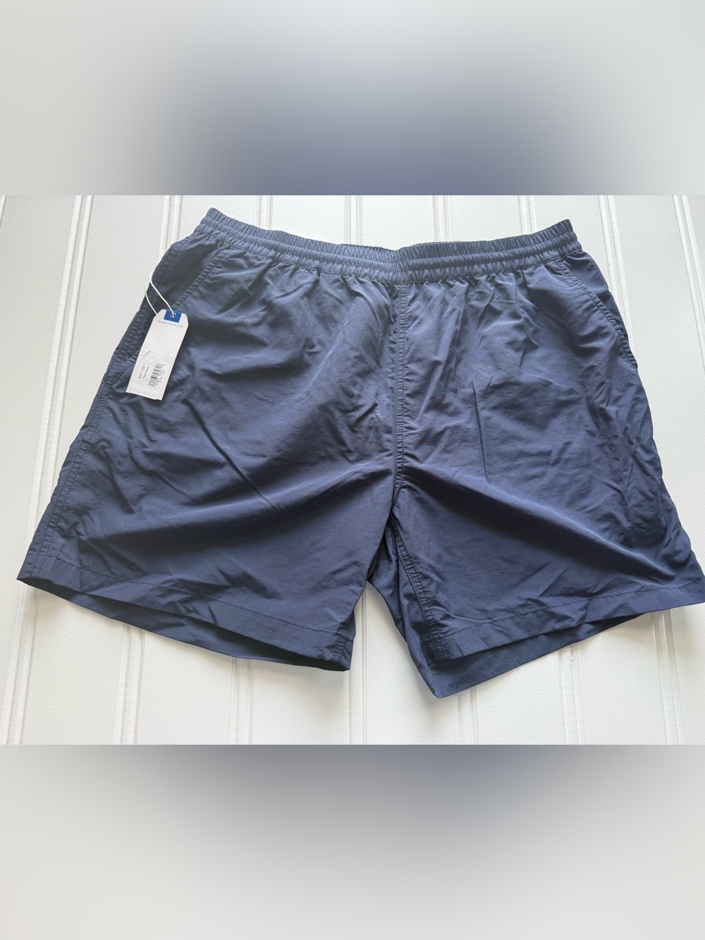 Southern Tide Shoreline 6" Nylon Hybrid Shorts Large Navy Blue NEW 3188